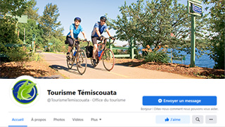 Page Facebook de Tourisme Témiscouata